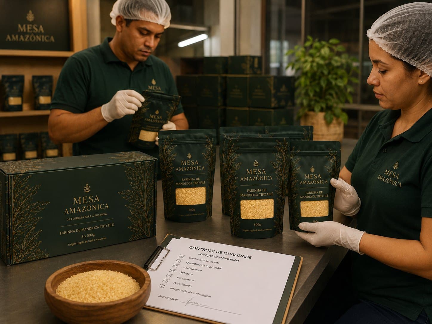 Caixas Mesa Amazônica prontas para envio e entrega
